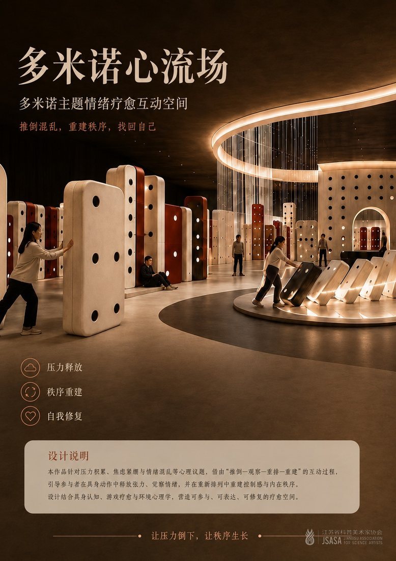 多米诺心流场